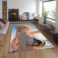 Sexy Waifu Mat, Ecchi Girl Art Otaku Bedroom Mat Gamer Room Gift