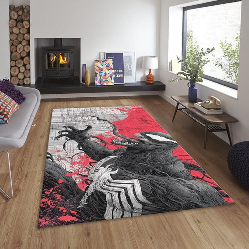 Venom Rug, Marvel Comics Symbiote Art