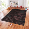 Coder Aesthetic Rug, Red Hacker Code