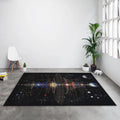 Cosmic Solar System Rug, Detailed Galaxy Map
