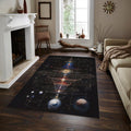 Cosmic Solar System Rug, Detailed Galaxy Map