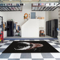Venom Rug, Marvel Splatter Art Venom Face Decor Gothic Gamer Rug