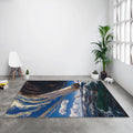 Stormy Sea Rug, Celestial Abstract Sky