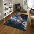 Stormy Sea Rug, Celestial Abstract Sky