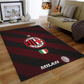 AC Milan Jersey Rug, Mesh Texture Design