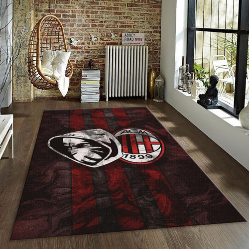AC Milan Ultras Rug, Hooded Skull Art