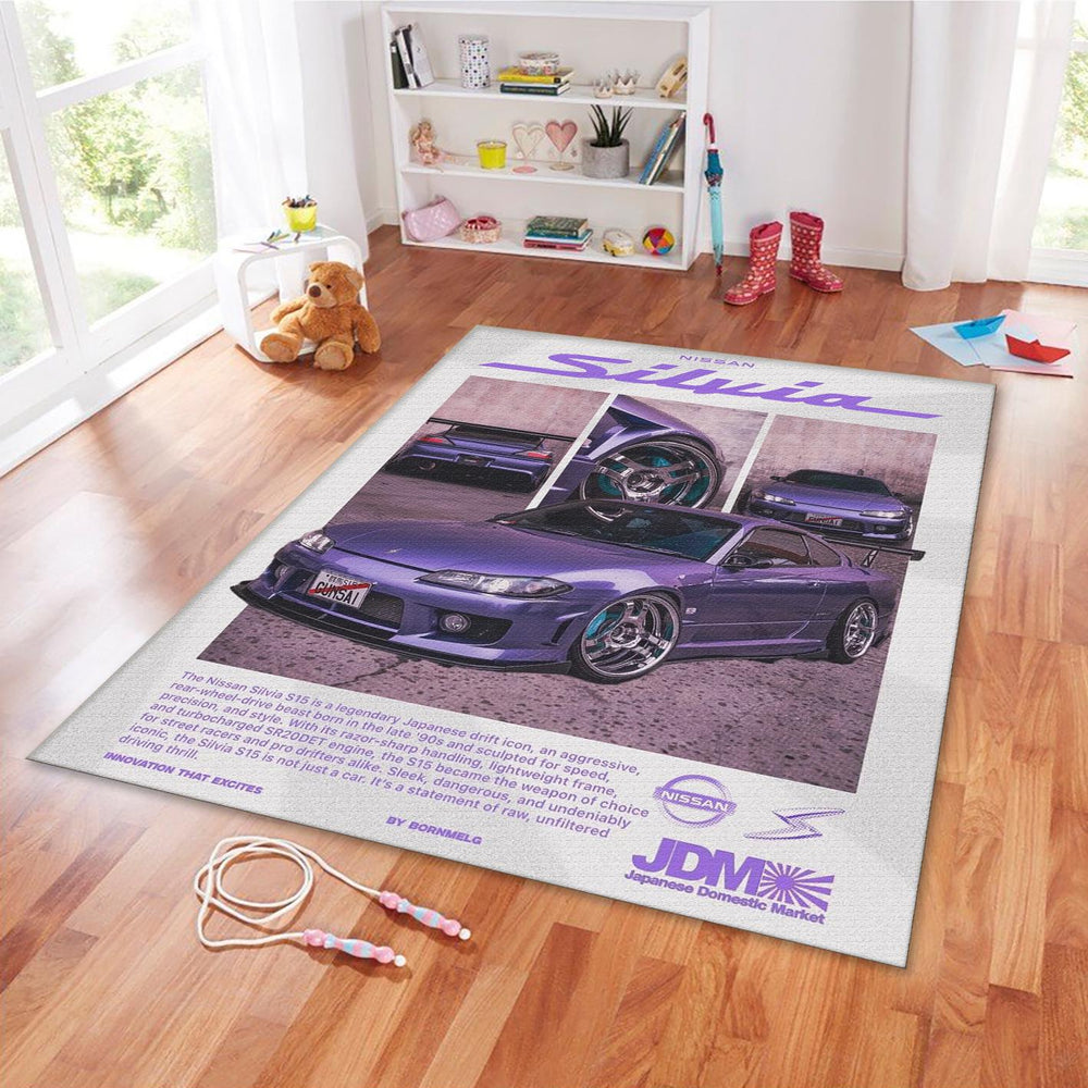 Purple S15 Carpet, Retro Magazine Poster