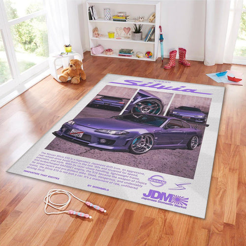 Purple S15 Carpet, Retro Magazine Poster