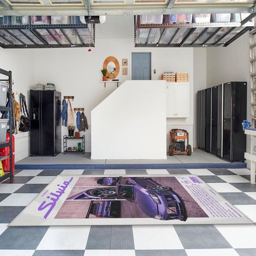 Purple S15 Carpet, Retro Magazine Poster