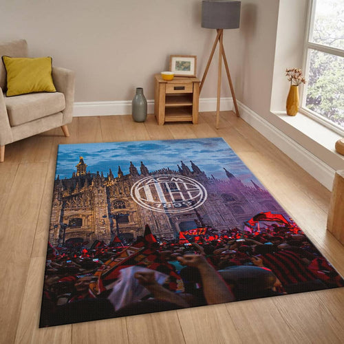 AC Milan Duomo Rug, Milano Cathedral Celebration