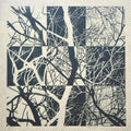 Negative Space Tree Carpet, Abstract Nature Art