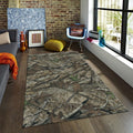 Woodsman Decor Mat, Rustic Nature Design