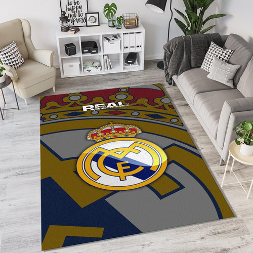 Real Madrid Official Color Crest Rug