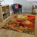 Vibrant Grizzly Mat, Surreal Landscape Design