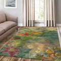 Ethereal Nature Carpet, Lily Flower and Stars