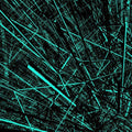 Abstract Geometric Rug, Teal and Black Decor