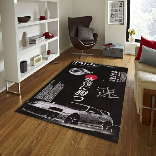 Toyota Supra MK4 Rug, JDM Legend Decor