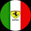 Ferrari F1 Rug, Ferrari Logo Round Rug