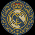 Real Madrid Round Rug, Football Fan Circle Carpet