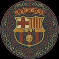 FC Barcelona Rug, Barcelona Fc Round Rug