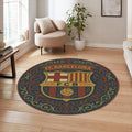 FC Barcelona Rug, Barcelona Fc Round Rug