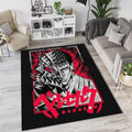 Berserk Rug Dark Fantasy Gothic Manga Fan Mat Gamer Room Decor