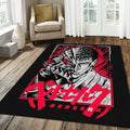 Berserk Rug Dark Fantasy Gothic Manga Fan Mat Gamer Room Decor