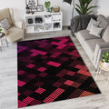 Neon Halftone Gradient Geometric Rug
