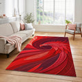 Majestic Phoenix Bird Geometric Rug