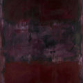 Rothko Style Dark Color Field Rug Abstract Burgundy Black