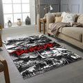 Berserk Manga Collage Rug Guts Berserker Armor Black White Mat