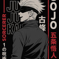 Gojo Pop Art Poster Rug JJK Hope Style Red Blue Fan Mat Manga