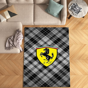 Ferrari F1 Rug Ferrari Rug Formula 1 Racing Carpet for Garage &