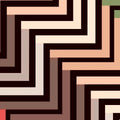 Modern Geometric Chevron Rug Earthy Sage Green Terracotta Living