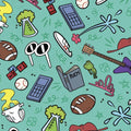 90s Cartoon Network Doodle Rug Teen Bedroom Gaming Room Decor