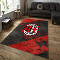 AC Milan Rug, Rossoneri Fan Decor Football Club Logo San Siro