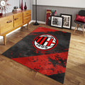 AC Milan Rug, Rossoneri Fan Decor Football Club Logo San Siro