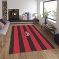 AC Milan Rug, Classic Rossoneri Stripes