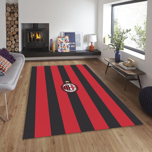 AC Milan Rug, Classic Rossoneri Stripes