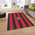 AC Milan Rug, Classic Rossoneri Stripes