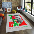 Cristiano Ronaldo Rug, CR7 Portugal Art
