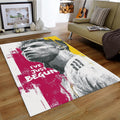 Cristiano Ronaldo Rug, Grunge Art Portrait