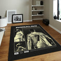 Soccer Fan Gift Rug, Modern Wall Art Style