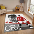 Cristiano Ronaldo Rug CR7 Art Football Legend Carpet