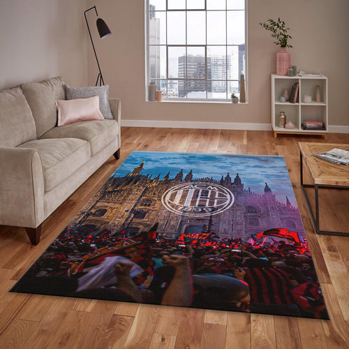 AC Milan Duomo Rug, Milano Cathedral Celebration