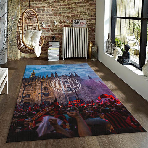 AC Milan Duomo Rug, Milano Cathedral Celebration