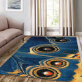 Blue Morpho Wing Mat, Detailed Nature Print