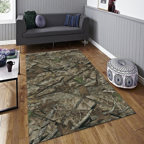 Woodsman Decor Mat, Rustic Nature Design