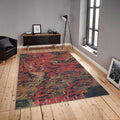 Japanese Mythology Rug, Traditional Ukiyo-e Art