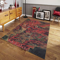 Japanese Mythology Rug, Traditional Ukiyo-e Art
